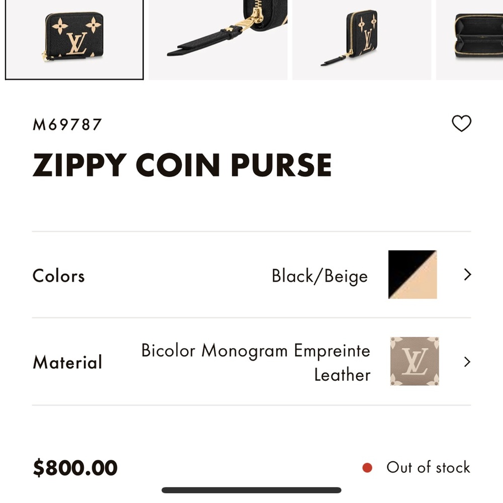 LV Compact Zipper Wallet - Picture 4 of 4